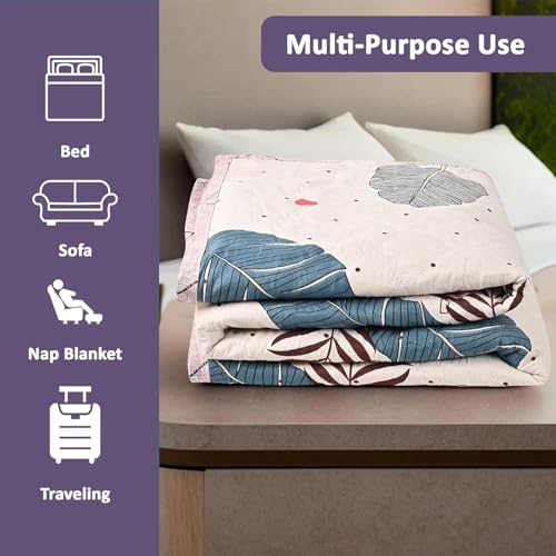 Couette microfibre chaude et douce toutes saisons pour lit deux places