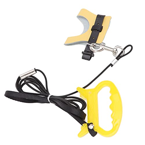 Coleira para pássaros, fácil manutenção, fácil de usar, design de gancho, alça de tração de papagaio