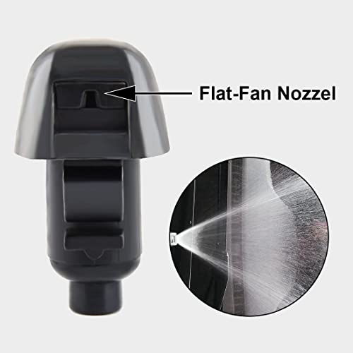 Windshield Washer Nozzles Kit Compatible with 2009 2010 2011 2014 2015 Honda Pilot Washer Jet and Fluid Hose with Connector 76810SZAA01ZA