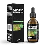 Cyperus Rotundus Oil for Hair Removal,Natural Cyperus Rotundus Oil to Reduce Unwanted Hair Growth,Soothing & Moisturizing,Shrinks Pores,Smooth Skin Care,Suitable for All Skin Types,2 fl Oz (Black, 1)