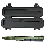 Penna a sfera tattica con meccanismo a scorrimento - Penne tattiche con meccanismo a scorrimento stampate in 3D per uso quotidiano, strumento di scrittura ricaricabile con inchiostro fluido (Green)