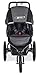 BOB Revolution PRO Jogging Stroller - Up to 75 Pounds - UPF 50+ Canopy - Easy Fold - Adjustable Handlebar with Hand Brake, Black