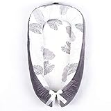 Portable Crib Baby Portable Lounger Infant Bassinet Reversible Co Sleeping Baby Nest for...