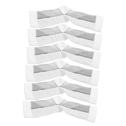 BESTonZON 3 Pair Compression Foot Sleeves for Men Running Basketball Cycling High Breathable Ankle Brace Socks