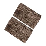 TOYANDONA 2stücke Terrarium-rückwand Aus Natürlichem Rindenmaterial Dekorative Kletterhilfe Für Reptilien Und Einsiedlerkrebse Einfache Montage Langlebiges Terrarium-zubehör Für Echsen Und s