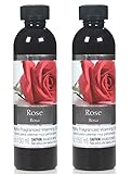 Hosley Set of 2 Rose Fragrance Warming Oils 5 Ounce. Ideal Gift for Weddings spa Reiki Meditation...