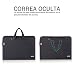 Voova Maletin Ordenador Portatil 14 15 15.6 Pulgadas con Bandolera, Funda Bolsa...