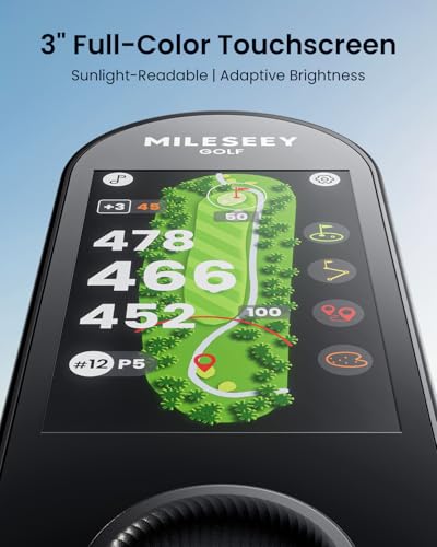 Image of MILESEEY GeneSonic Go Golf GPS Handheld with 43K+ Courses (No Subscription)