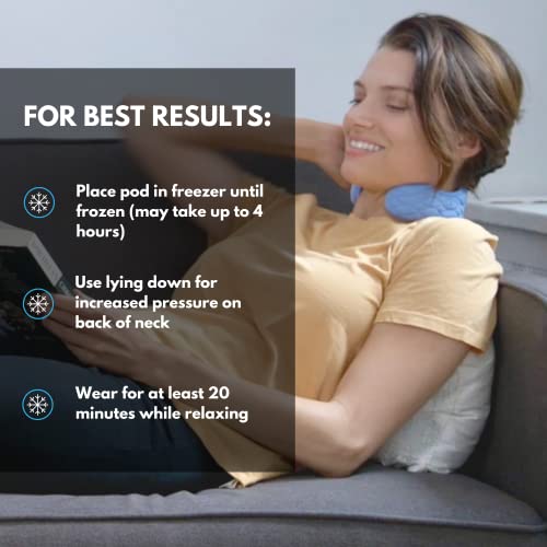 Coolcura Ice Therapy Device, Relax With Feng Fu Ice Therapy, Cold Therapy Ice Neck Wrap, Headache Relief, Stress Relief, Anxiety Relief #TOP6