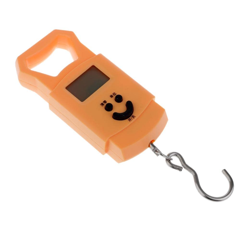 50KG Hanging Scale Digital Backlight Luggag Pocket Weight Yellow Backlight | Sporting Goods | Fishing | Fishing Equipment | Scales-image-37