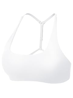 YEOREO T-Back Strappy Workout Sports Bra Adjustable Gym Spaghetti Backless Yoga Bra for Women - Amazon product rated Grade A