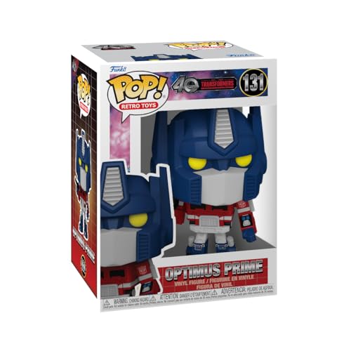 Funko Pop! Retro Toys: Transformers G1 - Optimus Prime - Transformers Classic - Figura de vinil colecionável - Ideia para presente- Mercadoria Oficial - Brinquedos para crianças e adultos - Fãs de TV