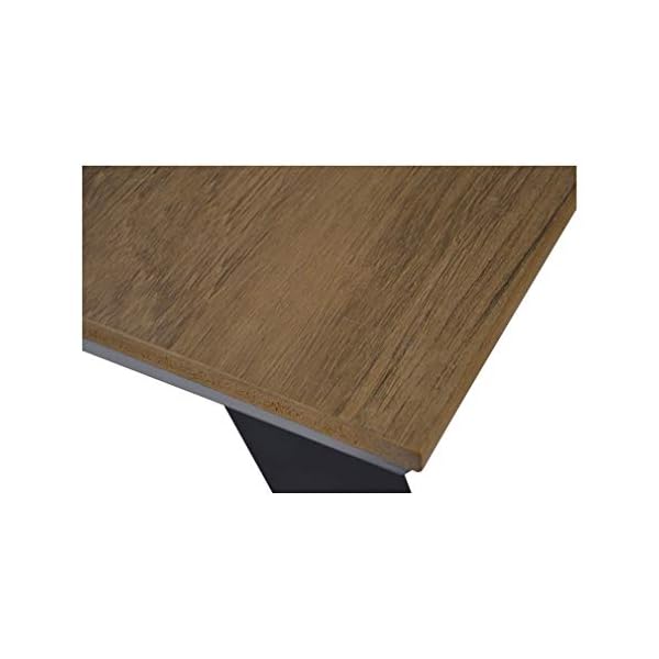 Picknickset Aluminium Anthrazit in Teak-Optik