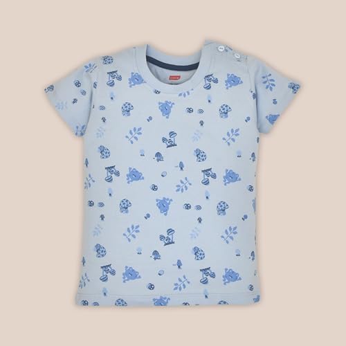 Image of LuvLap Baby Boys Regular Fit 100% Cotton Full Sleeves Boys T-Shirt Set Pack of 3
