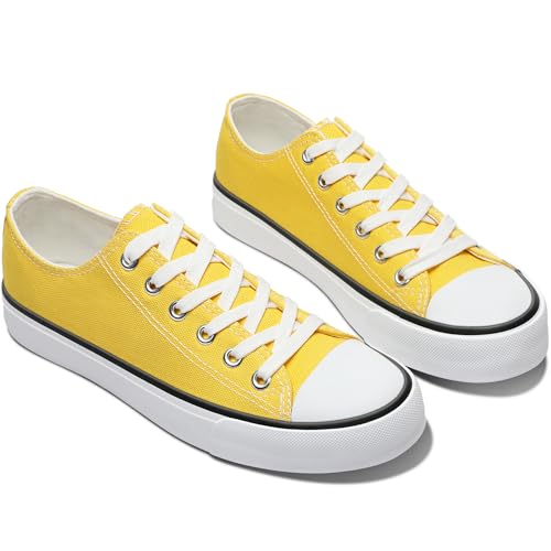 Image of Obtaom Unisex Canvas Shoes Low Top Fashion Sneakers Slip on Walking Shoe