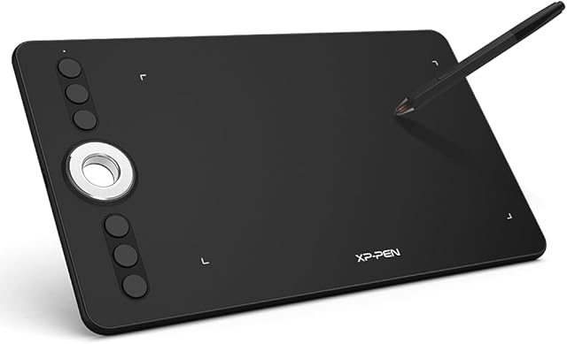 XP-PEN Deco 02 Graphics Drawing Tablet With Hexagonal Design Stylus & 6 Shortcut Keys 8192 Levels Pressure