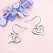 925 Sterling Silver Animal Jewelry Sea Otter Dangle Earrings for Women Otter Lover Gift