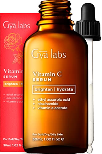 Gya Labs Vitamin C Serum For Dull-Looking Skin (1 Fl Oz) - Formulated With Hydrating Vit C, Ascorbic Acid & Niacinamide - For Vibrant-Looking Complexions #TOP17