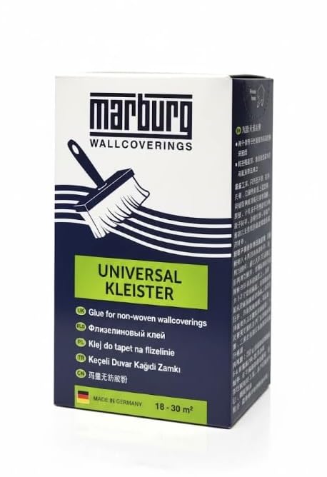 marburg Tapetenkleister Vliestapeten Kleister Stark für Wand 30qm zum Tapezieren und Basteln Tapetenleim 200g Pulver