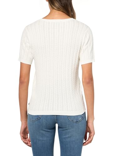 Image of Nautica Women's Solid V-Neck Short Sleeve T-Shirt Shirt