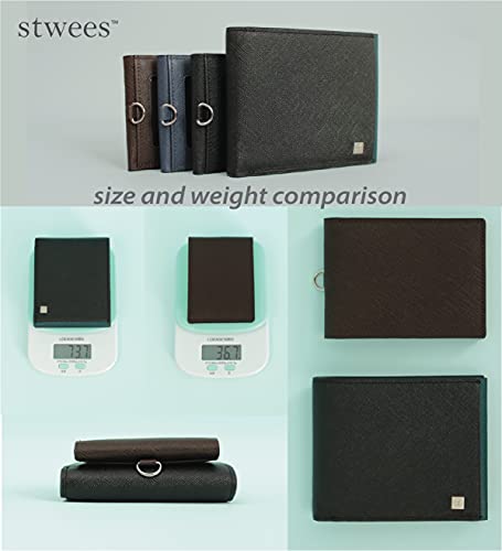 maskfactory Slim Leather Card Wallet, Folding, Snap Button, Lanyard set (style D - Lanyard set, Brown)(Stwees Card Wallet)4