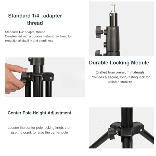 Image of 9.19 FT Aluminum Alloy Tripod for Xbotgo Falcon,Chameleon, Lights
