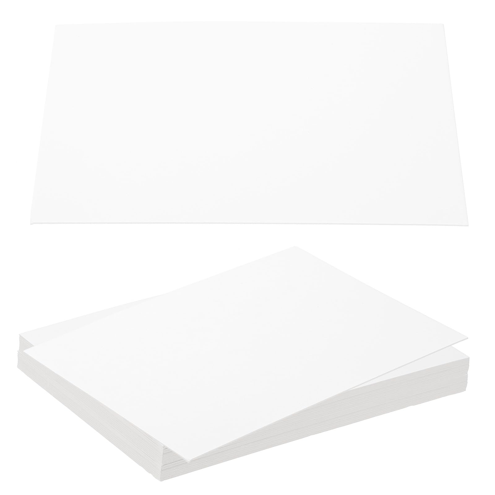 PATIKIL 7x5x0.04 Chipboard Sheets, 20Pcs 40PT Thick Book Board Binders Board Sturdy Bookbinding Supplies for Book Binding Cover, White