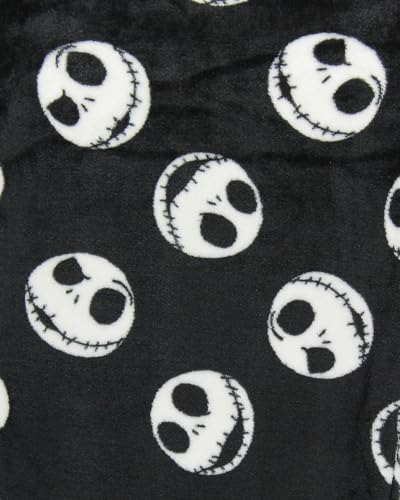 Disney Nightmare Before Christmas Jack Skellington AOP Design Adult Luxury Plush Lounge Sleep Pajama Pants4