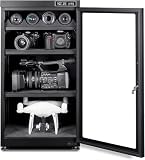 Armadio Deumidificatore A Secco con Telecamera Elettronica da 135 L, Silenzioso, Risparmio Energetico, Display CNC Intelligente