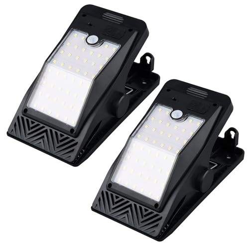 Luces solares con clip para porche exterior que transforman tus veladas nocturnas en el jardín