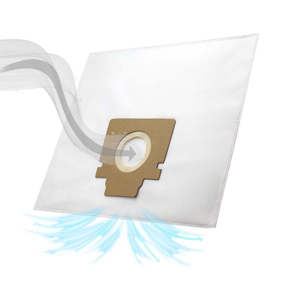 10 Sacchetti Per Aspirapolvere MisterVac Compatibili EIO Topo 2300, Con 2 Filtri, Tessuto Non Tessuto 5 Strati