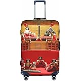 [RFSHOA] 人気 おしゃれ かわいい ひな祭り 雛人形 雛祭り ひな人形 7 スーツケースカバー 伸縮素材 洗濯可 強化耐摩耗 上部開口 底部補強 耐久性 傷防止 旅行 出張 荷物