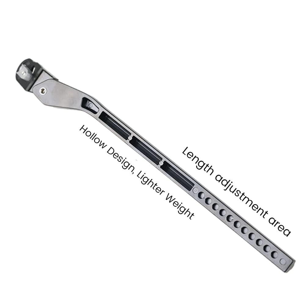 Kqcibz Carbon Fibre Quick Release Road Bicycle Side Kickstand Bicycle Accessories Kick Stand, Black