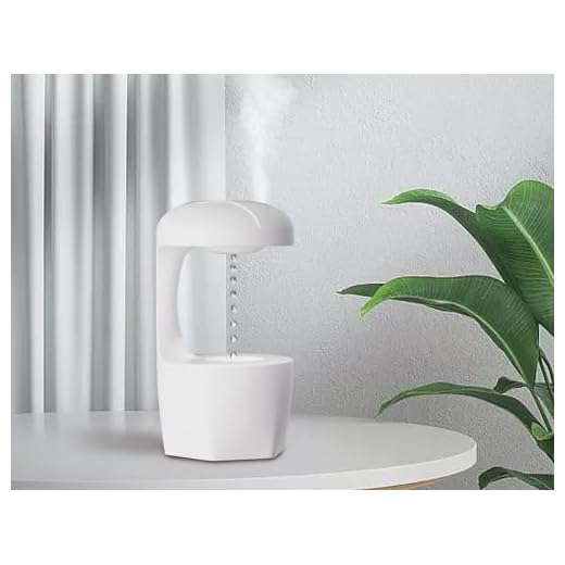 RooXchowla Humidifiers for Bedroom, Anti Gravity Humidifier, Water Drop Humidifier with Night Light,Rain Cloud Humidifierhigh-capacity Silent humidifier for Bedroom/Baby Nursery/Bathroom/Living Room.