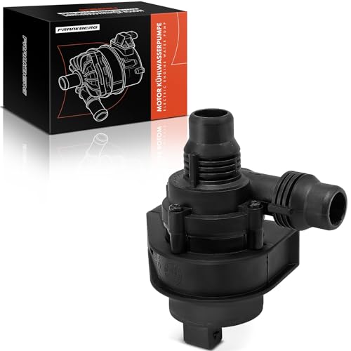 Frankberg Wasserpumpe Zusatzwasserpumpe Elektrisch 2-Polig Kompatibel mit 5er E39 7er E65 E66 E67 X5 E53 R.a.n.g.e R.o.v.e.r III L322 Replace# 64116906375
