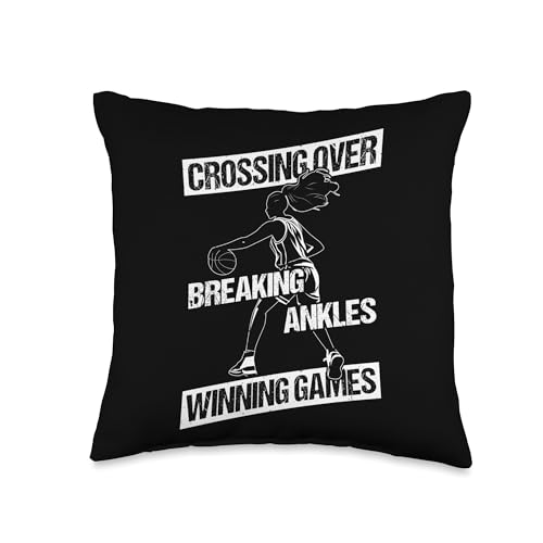 CROSSING OVER Breaking Ankles Throw Pillow