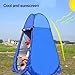 Outdoor Private Tent, Instant Outdoor Shower Tent Camp Toilet, Easy Assembly Changing Room for Beach Camping Hiking, Outdoor Sun Shelter Royal Blue