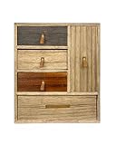 Ylu Yni Mothers Day Gifts for Mom Jewelry Box with 4 Drawers and Collection Cabinet, Earrings, Neckl