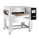 GGM Gastro | DPZ17030E#UDZ17030E5 | Elektro Durchlaufofen - 1670x2150mm - Digital - Bandbreite: 800mm - inkl. Untergestell