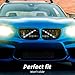 AggAuto Compatible with BMW Grille Inserts Stripes for 1/2/3/4/5 Series (F20 F21 F22 F23 F30 F31 F32 F33 F34 F36 F45 F46) 2011-2021, 328i/320i/335i/428i Grill Insert Accessories White V Brace Cover