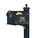 Whitehall™ Personalized Whitehall Balmoral Mailbox with Side Address Plaques, Monogram & Post Package (3 colors available)