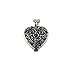 Always in My Heart Memorial Urn Locket-Filigree Pewter Tone,Silver