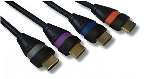 Lineaire HDMI Cable Type A Male Black/Orange 1m50