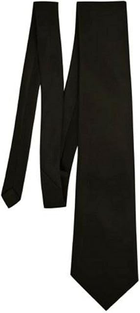 Funeral Tie - Mens Black Tie For Funeral Wear