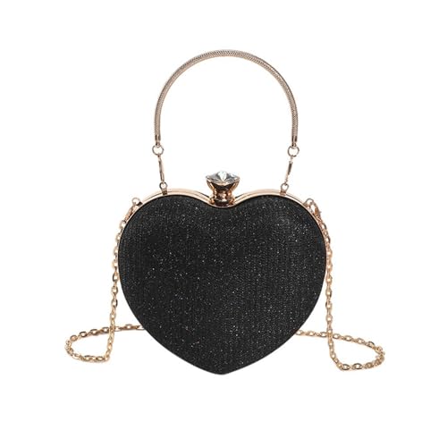 Pochette femme coeur d'une elegance intemporelle pour ceremonie et gala chic