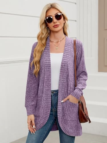 Image of BELAROI Women Plus Size Cardigan Sweater Fall Outfit