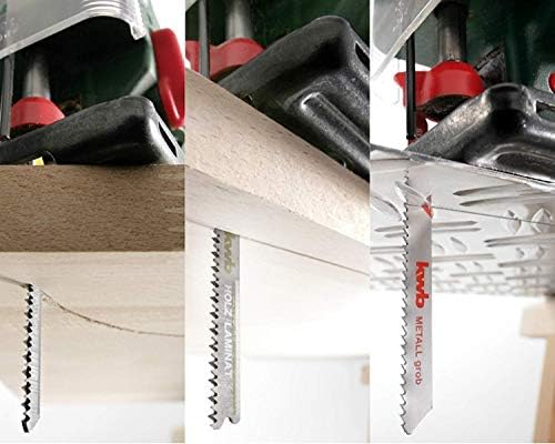 kwb 617220 Jigsaw Blades T S-20 / Single-cam Shank, Universal Set for Non-Ferrous Metals and Wood