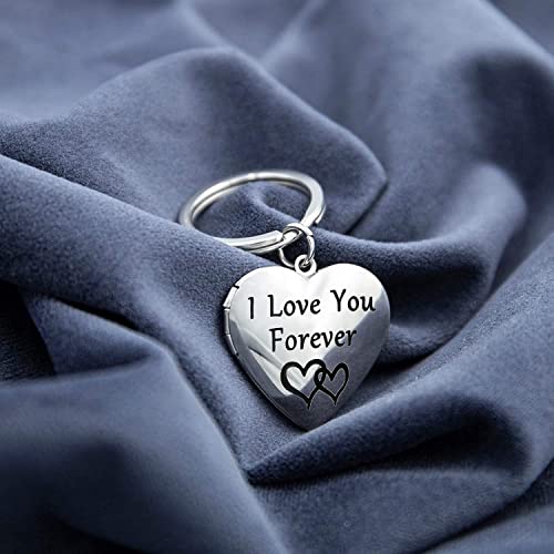 Phocksin I Love You Forever Heart Locket Keychain That Holds Pictures Photo Key Chain Lockets Gifts For Women Girls #TOP3