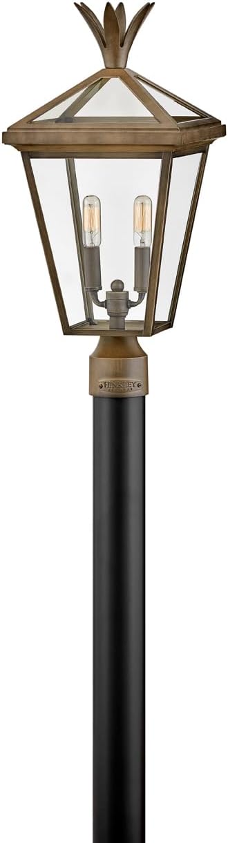 Hinkley Palma Large Post Top Or Pier Mount Lantern, Burnished Bronze