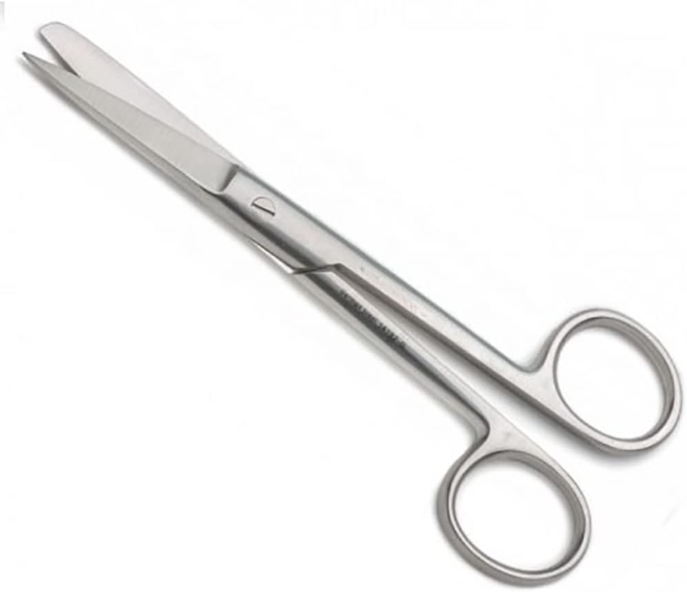MJW Dressing Scissor, Silver, Stainless Steel, 15.5 cm, Professional Medical Scissors and Shears